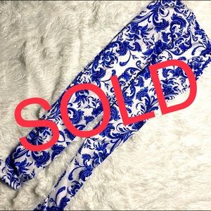 Paisley Skinny Trousers